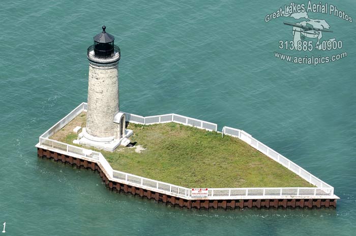 Completed Restoration Of The Rear South Channel Lake St. Clair Rear Range Light #1 ©